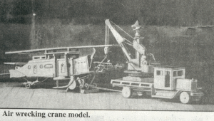 Air wrecking crane model