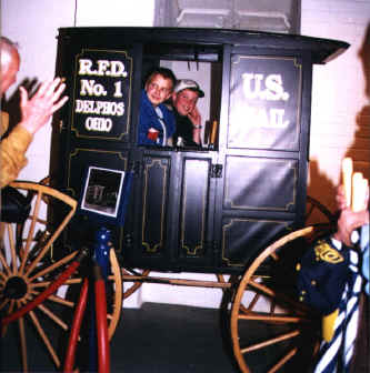 Postal Museum mail buggy